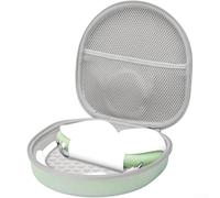 Étui de transport pour AirPods Max avec coques en silicone - pour EVA de qualité supérieure, sac de voyage avec doublure anti-poussière (vert)