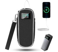 Étui de transport pour Anker 737 Power Bank (PowerCore 24K), sac de rangement de voyage portable pour batterie externe Anker 737 24 000 mAh avec poche en maille supplémentaire, étui de protection pour