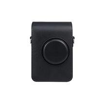 Étui de Transport pour Appareil Photo pour Instax Mini Evo, Étui en Cuir PU avec Courroie D'épaule, Sac de Rangement Anti-Chute et Anti-poussière pour Mini Evo Appareil Photo Instantané (Noir)