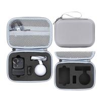 Étui de transport pour caméra d'action Insta360 GO Ultra, sac de rangement rigide étanche à l'eau et à la poussière pour accessoires Insta360 GO Ultra, gris, Étui de transport pour caméra d'action