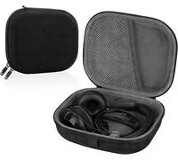 Étui de transport pour casque compatible avec Logitech H760,960USB,G330,H820e Mono,Zone 900/750,coque de protection rigide de rechange avec câble de rangement pour chargeur (noir)