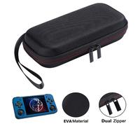 Étui de transport pour console de jeu portable Anbernic RG35XX H/RG353M, sac rigide en EVA, résistant aux chocs, idéal pour les voyages, sac de rangement anti-rayures. B