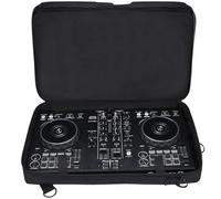 Étui de transport pour Contrôleur Pioneer DDJ 400/FLX4, avec Bandoulière | 3 Couches: Polyester, Coton PE et Velours, 50x30x7cm, 2 Poches Avant, Sangle 130cm, pour DDJ 200/SB2/SB3/Roland DJ 202