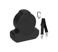 Étui de transport pour DJI Flip Étui de rangement avec bandoulière, couvercle ouvert, anti-pression, anti-rayures, coque rigide, accessoires de protection pour drone portable, Noir/blanc, Étui de