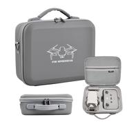 Étui de Transport pour DJI Mini 4K/Mini 2/Mini 2 SE, Compact Étanche portable Sac de rangement pour drone DJI Mini 4K Fixation pour contrôleur et supports d'hélice avec bandoulière et poignée, Gris