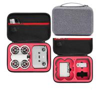 Étui de transport pour DJI Neo Portable EVA Storage Travel Hard Case Sac de protection pour DJI Neo Fly More Combo Accessoires Compatible avec télécommande RC-N3 Hub de charge à deux batteries (rouge)