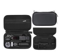 Étui de transport pour DJI Osmo Pocket 4 Creator Combo Grande capacité de rangement Sac de transport rigide Housse de protection Boîte à main portable pour mini trépied, lampe de remplissage