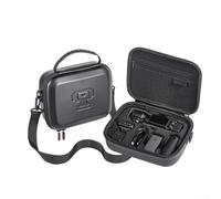 Étui de transport pour DJI Pocket 3 avec intérieur spacieux pour émetteur Mic 2, poignée de batterie et trépied, fabriqué en cuir PU