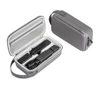 Étui de transport pour DJI Pocket 3, sac à main de voyage en cuir synthétique résistant aux chocs avec poches en maille et double fermeture éclair, sac de rangement de protection compact avec poignée