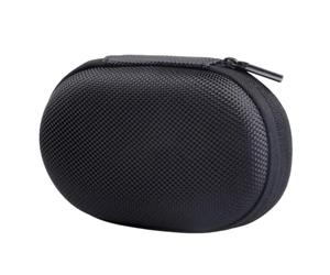 Étui de transport pour écouteurs - Compact et durable, pochettes de protection zippées pour écouteurs, compartiment de rangement interne en maille, coque rigide organiseurs pour écouteurs, voyage