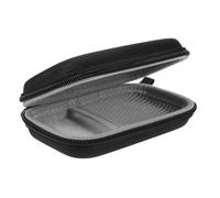 Étui de Transport pour Glucomètre Diabétique Noir en EVA Rigide | Doublure en Velours, Fermeture Éclair Lisse, Compartiments Multiples et Filet Intérieur, Rangement Pratique pour Appareil
