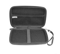 Étui de transport pour GPS 7" - Coque rigide en cuir synthétique EVA - Pochette de rangement de voyage avec poche en maille pour accessoires, résistance à l'humidité