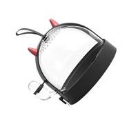 Étui de Transport pour Hamster Portable, Célébration Halloween, Noir PS | Conception Push-lock, Léger et Pratique, pour Hamster ou Chinchilla, Usage Extérieur, Transport Facile