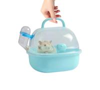 Étui de transport pour hamster, transporteur de voyage pour hamster - Cage sortante pour hamster | Cage de transport respirante pour animaux, sac de voyage Portable pour Hamster avec bouteille d'eau p