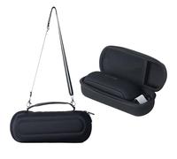 Étui de transport pour haut-parleur Harman Kardon Luna, sac de rangement en EVA rigide, étui de protection de voyage, organiseur portable avec bandoulière et dragonne (doublure noire)