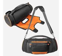 Étui de transport pour haut-parleur portable JBL pour Boombox 3, sac de rangement de voyage rigide en EVA avec bandoulière réglable et poche pour accessoires, noir