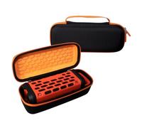 Étui de transport pour haut-parleur Turtlebox Ranger - Coque rigide moulée sur mesure - Noir et orange