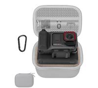 Étui de transport pour Insta 360 Ace Pro 2 Xplorer Pro, sac de rangement portable en EVA pour appareil photo, poignée et imprimante de poche accessoires d'appareil photo, Gris-L, Non