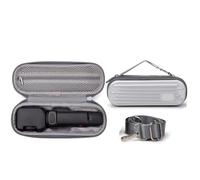 Étui de transport pour Insta360 Luna Ultra, étui rigide de voyage étanche avec sangle de transport et poche en maille pour accessoires Luna Ultra Creator, Argent avec sangles, Étui de transport pour
