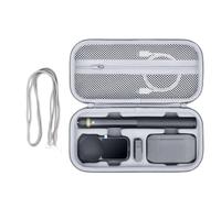 Étui de transport pour Insta360 X6 Essentials Bundle Accessoires, sac de rangement en polyuréthane, coque rigide, organiseur portable, sac de transport de voyage étanche avec bandoulière, gris, Simple