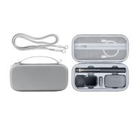 Étui de transport pour Insta360 X6, sac de rangement portable résistant aux chocs, coque de protection rigide avec sangle pour perche à selfie de 114 cm, étui de charge, accessoires de caméra d'action