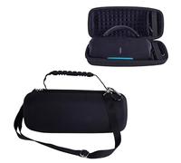 Étui de transport pour JBL Charge 6, sac de rangement de voyage portable en EVA, coque de protection rigide pour haut-parleur Charge 6, protection contre la poussière et les chocs (doublure noire)