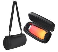 Étui de transport pour JBL Pulse 6, sac de rangement de voyage portable en EVA coque rigide antichoc avec bandoulière pour accessoires de haut-parleur Bluetooth Pulse 6, doublure noire