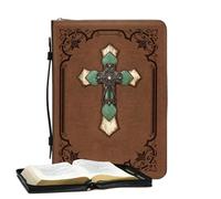 Étui de transport pour la Bible, étui de bible avec poignée, livre biblique pour étude des écritures, protecteur de la Bible, pour homme et femme