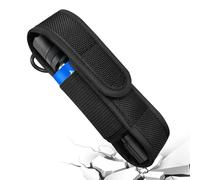 Étui de transport pour lampe de poche - Housse de protection en nylon pour la randonnée, la chasse, l'extérieur, la lampe de poche, noir, voir description