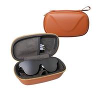 Étui de transport pour lunettes AR, convient pour RayNeo pour XREAL pour INMO pour Xiaomi, sac portable antichoc avec séparateur amovible, étui de rangement de protection rigide en EVA, marron, Étui