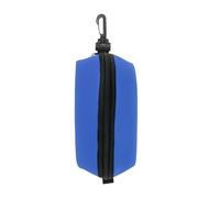 Étui de transport pour lunettes de natation et de plongée avec coque rigide et clip anti-poussière, bleu, Taille unique