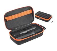 Étui de Transport pour Microphone, boîte de Rangement pour sans Fil, Sac de Protection pour Microphone, avec Coque Rigide et Rembourrage en Mousse à l'intérieur, Noir, pour interprète, Concert,