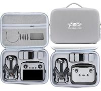 Étui de transport pour Mini 5 Pro, coque rigide étanche en polyuréthane, boîte de protection pour drone DJI Mini 5 Pro Fly More Combo et RC 2/RC-N3 Sac de voyage, gris, Sac de rangement pour appareil