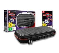 Étui de Transport pour Nintendo Switch, Housse de Protection avec Compartiments pour Joy-Con et Cartouches de Jeu, Noir