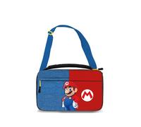 PDP Étui Switch Commuter Mario – Semi-rigide, cuir PU, 14 jeux + console, compatible OLED/Lite