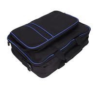 Étui de Transport pour, Sac de Transport Portable de Grande Capacité, Sac de Rangement pour Manette, Câble D'interface Multimédia HD, Câble de Console(Bleu Noir)
