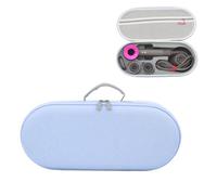 Étui de transport pour sèche-cheveux Dyson portable avec double fermeture éclair, étui de protection étanche (bleu)