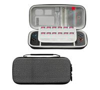 Étui de Transport pour Switch 2, Sac de Rangement EVA pour Câble de Données, Carte Mémoire et Chargeur, Etui Rigide pour Accessoires de Console Switch 2 (Noir)