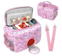 Étui de Transport pour Toniebox Starter Set - Personnages Tonie Écouteurs Chargeur Accessoires Fermeture Éclair Sangle Réglabl