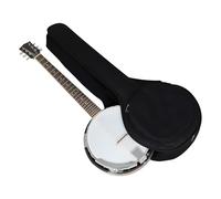 Étui de transport professionnel pour banjo avec panneau arrière respirant et rembourrage intérieur épais pour un transport en toute sécurité banjo épais de styles ethniques