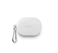 Etui de transport protecteur Bose en silicone pour écouteurs QuietComfort avec mousqueton Blanc nuage