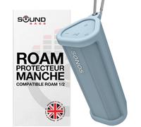 Étui De Transport Protecteur En Silicone Résistant Pour Sonos Roam 2 Bleu Maintenant Avec Bouton Bluetooth Pour Roam2 Protégez Votre Haut-Parleur Bluetooth Sans Fil Avec Cette Housse/Coque