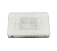 Étui de Transport Protecteur pour Anbernic RG DS Console de Jeux Boîte de Rangement Antichoc Sac de Voyage Portable pour Anbernic RG DS,Fermeture magnétique (Blanc translucide)