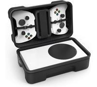 Étui de Transport Rigide Compatible avec la Console de jeu Xbox Series S Sac de Rangement de Voyage pour Contrôleurs Sans Fil et Câbles