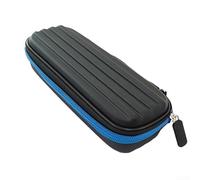 Étui de transport rigide en EVA avec poignée, organiseur de rangement de protection pour fléchettes à pointe souple, tiges, vols et accessoires, pochette de voyage pour la ligue à domicile (bleu)