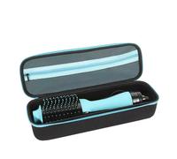 Étui de transport rigide en EVA compatible avec brosse à sèche-cheveux Revlon One-Step 1.0 et Plus 2.0 (bleu)