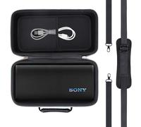 Étui de transport rigide en EVA pour haut-parleur Bluetooth portable sans fil Sony ULT Field 3, sac de rangement pour haut-parleur Bluetooth, poche en maille et bandoulière (étui uniquement)