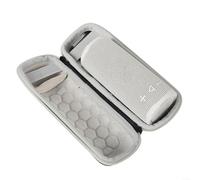 Étui de transport rigide en EVA pour haut-parleur JBL Grip, étanche et résistant aux chocs, avec compartiments réglables, 22 x 9 x 9 cm (gris)
