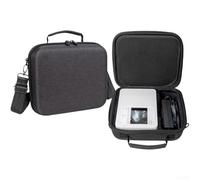 Étui de transport rigide en EVA pour imprimante Canon Selphy Cp1500 Cp1300 Cp1200 Cp910 Cp900 avec intérieur spacieux et poignée portable noire (GC-1478 Noir)