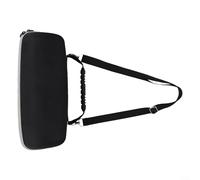 Étui de transport rigide en EVA pour JBL Charge 6 avec intérieur absorbant la pression et bandoulière pour un transport facile des haut-parleurs portables (gris)